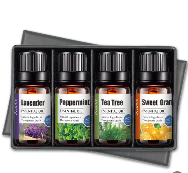 Sginpot White Noise Sound & Flame Aromatherapy Sleep + Natural essential oil set